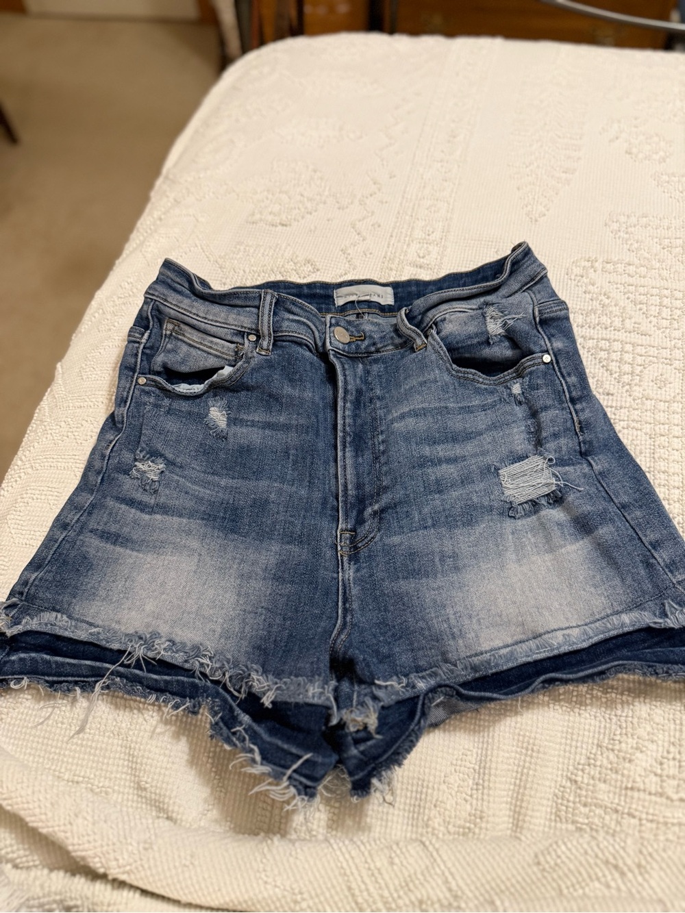 Risen jeans shorts woman sz 1X - Picture 2 of 11